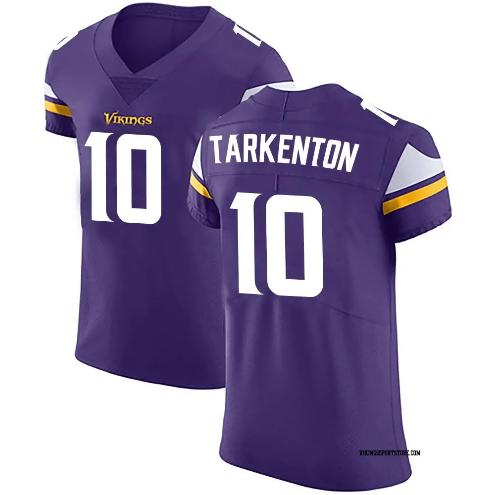 Elite Purple Men's Fran Tarkenton Minnesota Vikings Team Color Vapor Untouchable Jersey