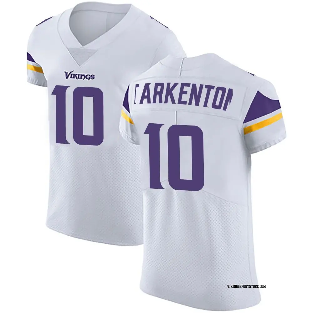 Elite White Men's Fran Tarkenton Minnesota Vikings Vapor Untouchable Jersey