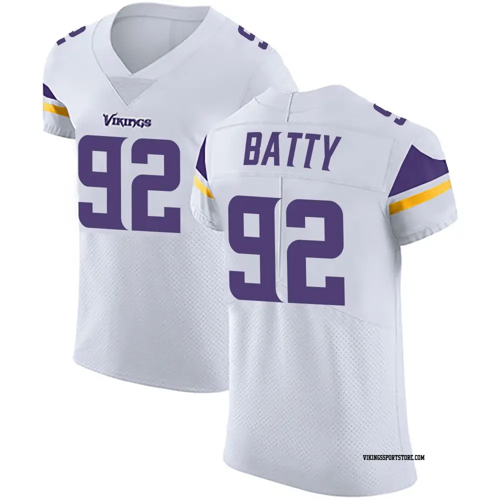 Elite White Men's Tyler Batty Minnesota Vikings Vapor Untouchable Jersey