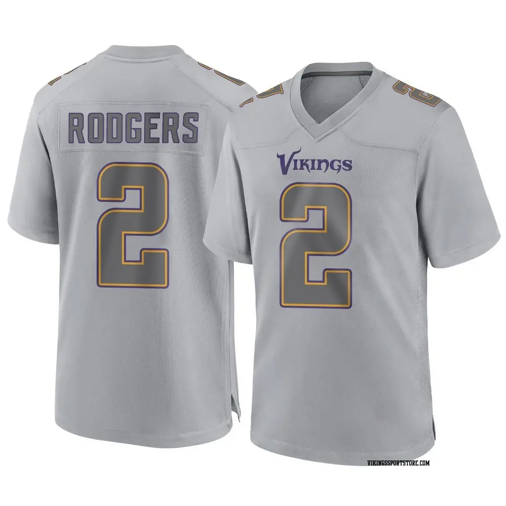 Game Gray Youth Isaiah Rodgers Minnesota Vikings Atmosphere Fashion Jersey