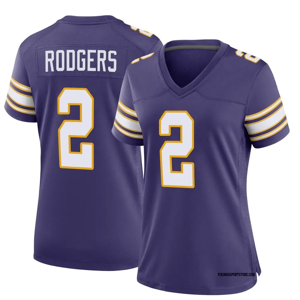 Game Purple Women's Isaiah Rodgers Minnesota Vikings Classic Jersey