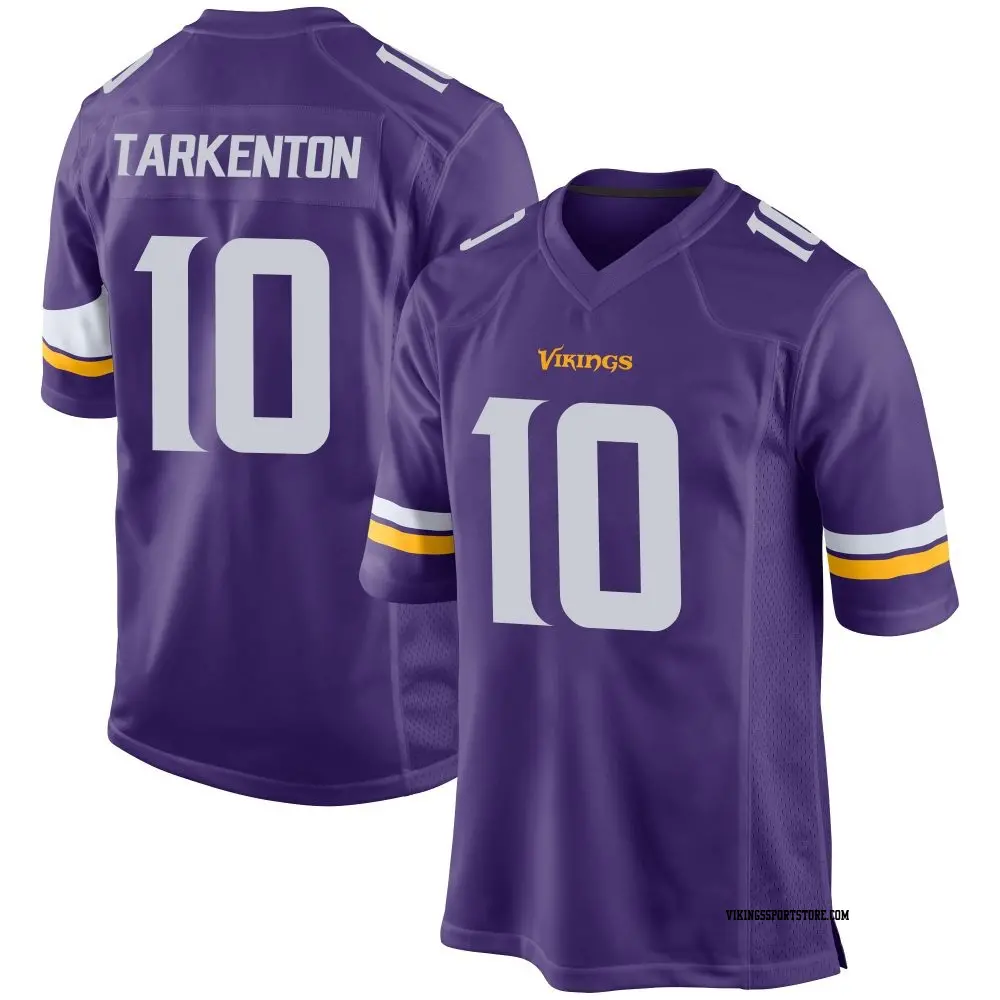 Game Purple Youth Fran Tarkenton Minnesota Vikings Team Color Jersey