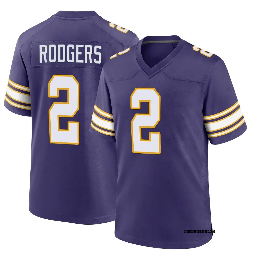 Game Purple Youth Isaiah Rodgers Minnesota Vikings Classic Jersey