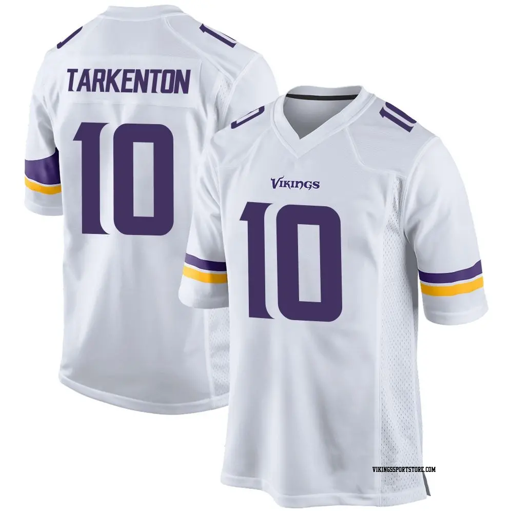 Game White Men's Fran Tarkenton Minnesota Vikings Jersey