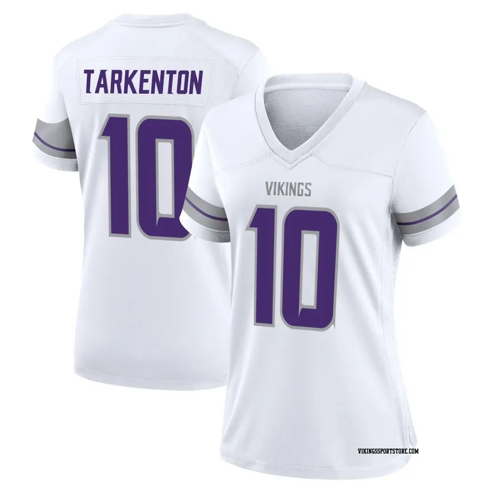Game White Women's Fran Tarkenton Minnesota Vikings Alternate Jersey