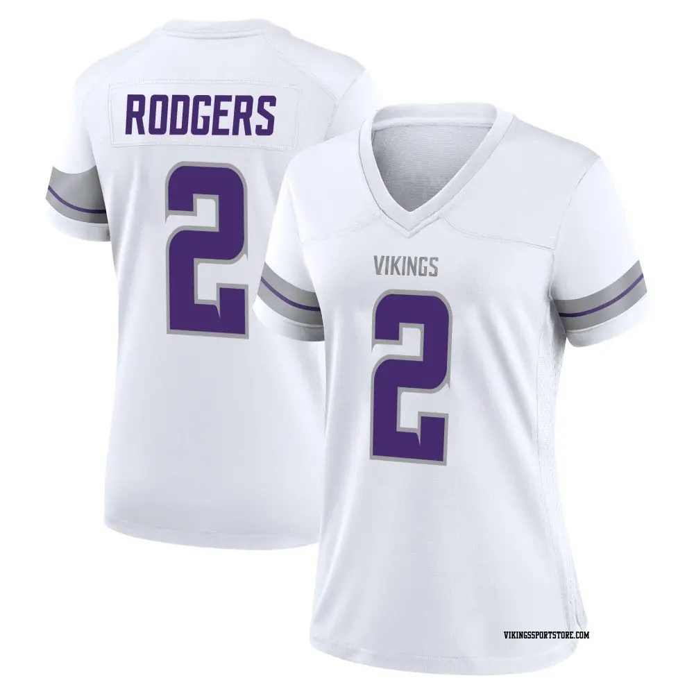 Game White Women's Isaiah Rodgers Minnesota Vikings Alternate Jersey