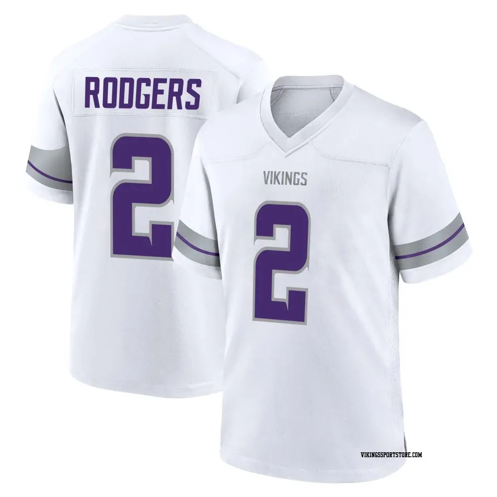 Game White Youth Isaiah Rodgers Minnesota Vikings Alternate Jersey
