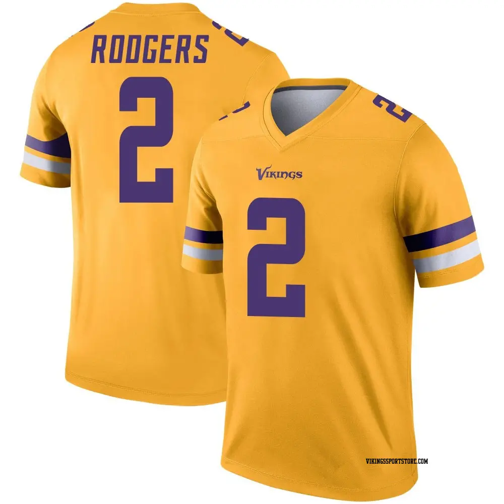 Legend Gold Men's Isaiah Rodgers Minnesota Vikings Inverted Jersey