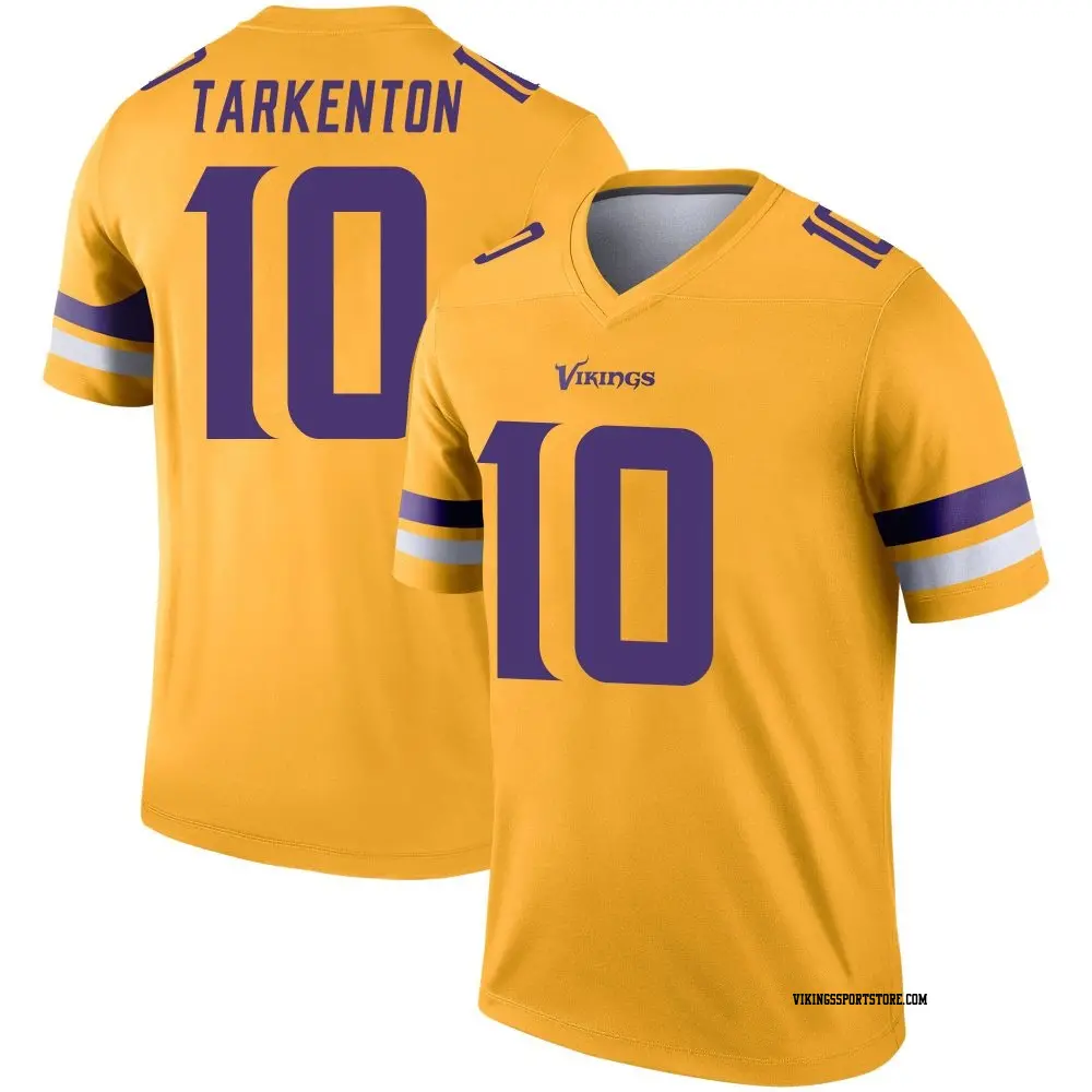 Legend Gold Youth Fran Tarkenton Minnesota Vikings Inverted Jersey