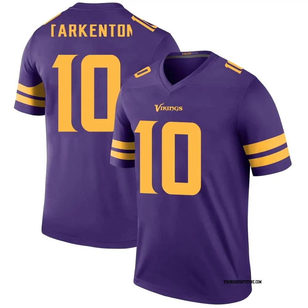 Legend Purple Men's Fran Tarkenton Minnesota Vikings Color Rush Jersey