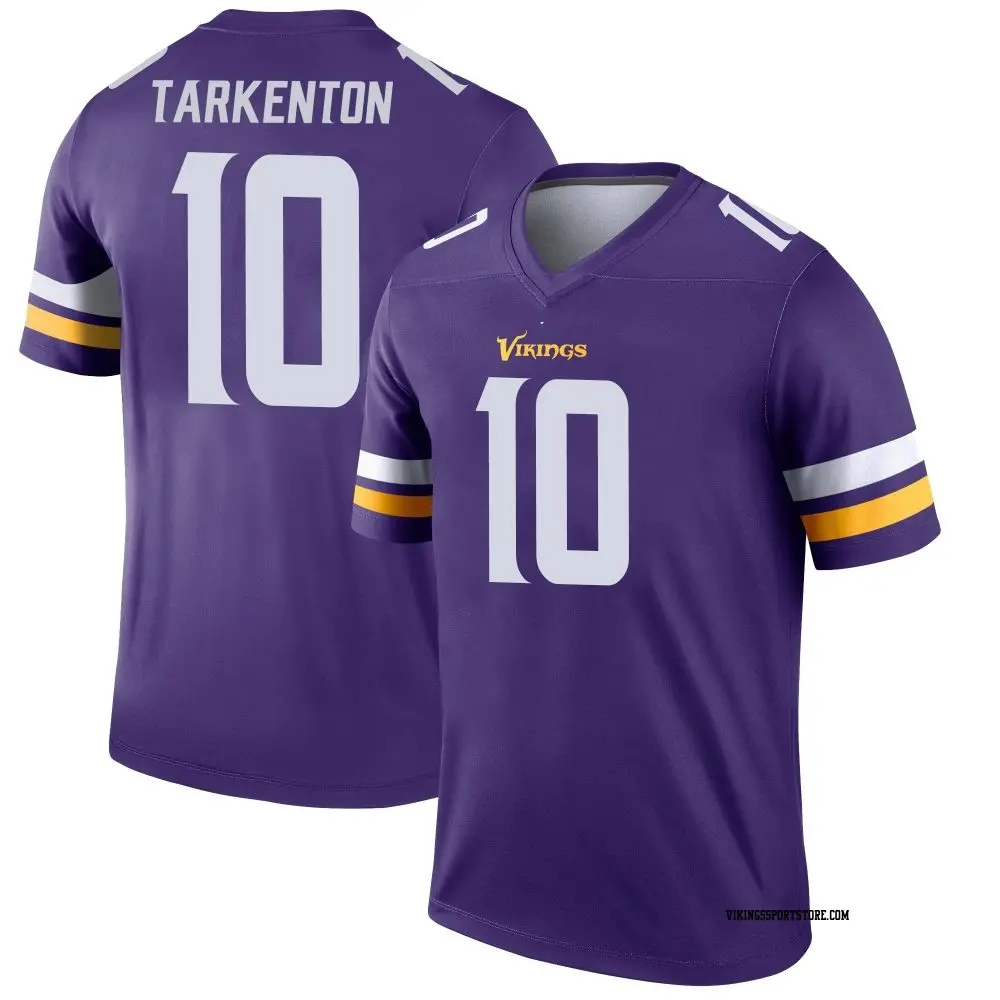 Legend Purple Men's Fran Tarkenton Minnesota Vikings Jersey