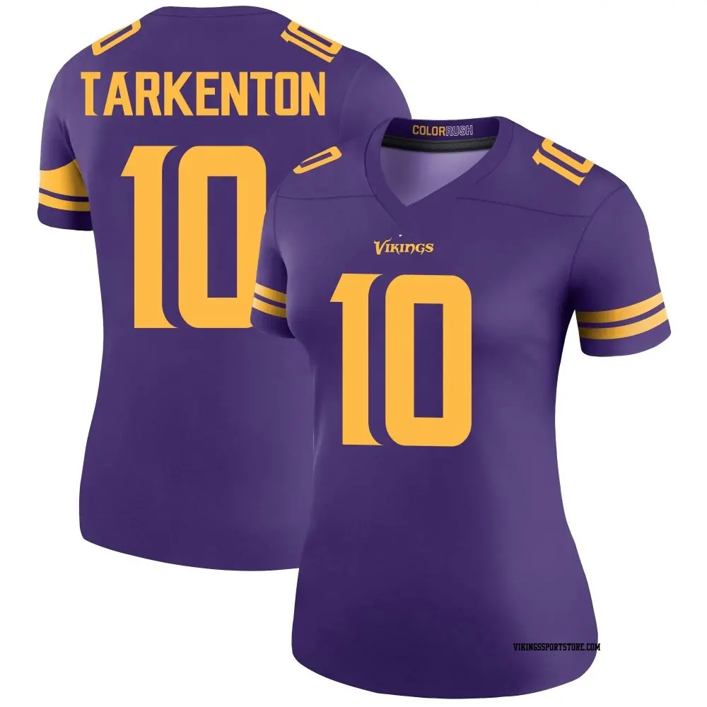Legend Purple Women's Fran Tarkenton Minnesota Vikings Color Rush Jersey