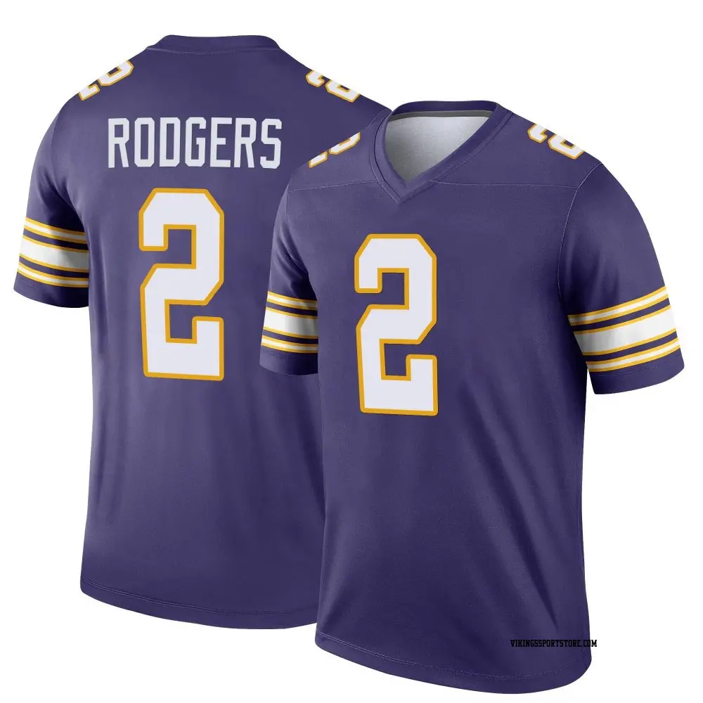 Legend Purple Youth Isaiah Rodgers Minnesota Vikings Classic Jersey