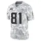 Limited Arctic Camo Youth Joaquin Davis Minnesota Vikings 2024 Salute to Service Jersey