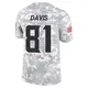 Limited Arctic Camo Youth Joaquin Davis Minnesota Vikings 2024 Salute to Service Jersey