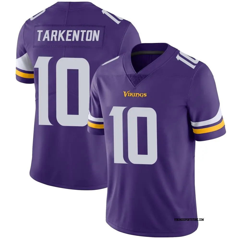 Limited Purple Men's Fran Tarkenton Minnesota Vikings Team Color Vapor Untouchable Jersey
