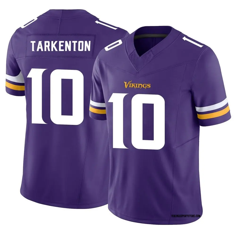 Limited Purple Men's Fran Tarkenton Minnesota Vikings Vapor F.U.S.E. Jersey