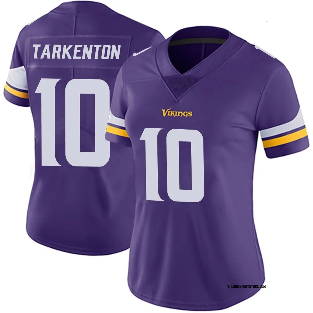 Limited Purple Women's Fran Tarkenton Minnesota Vikings Team Color Vapor Untouchable Jersey